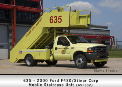 Chicago FD Mobile Staircase Unit 6-3-5 at O'Hare Airport