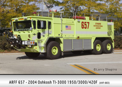 Chicago FD ARFF 6-5-7 at O'Hare Airport