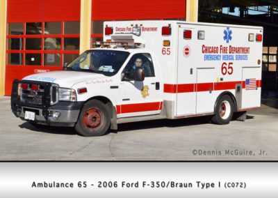 Chicago FD Ambulance 65