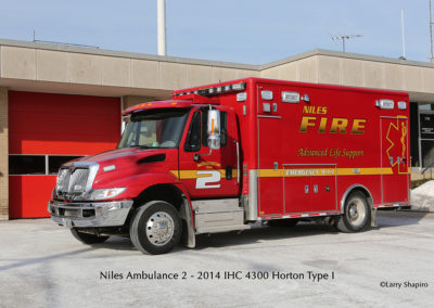 Niles Fire Department Ambulance 2
