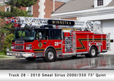 Winnetka Fire Department Truck 28