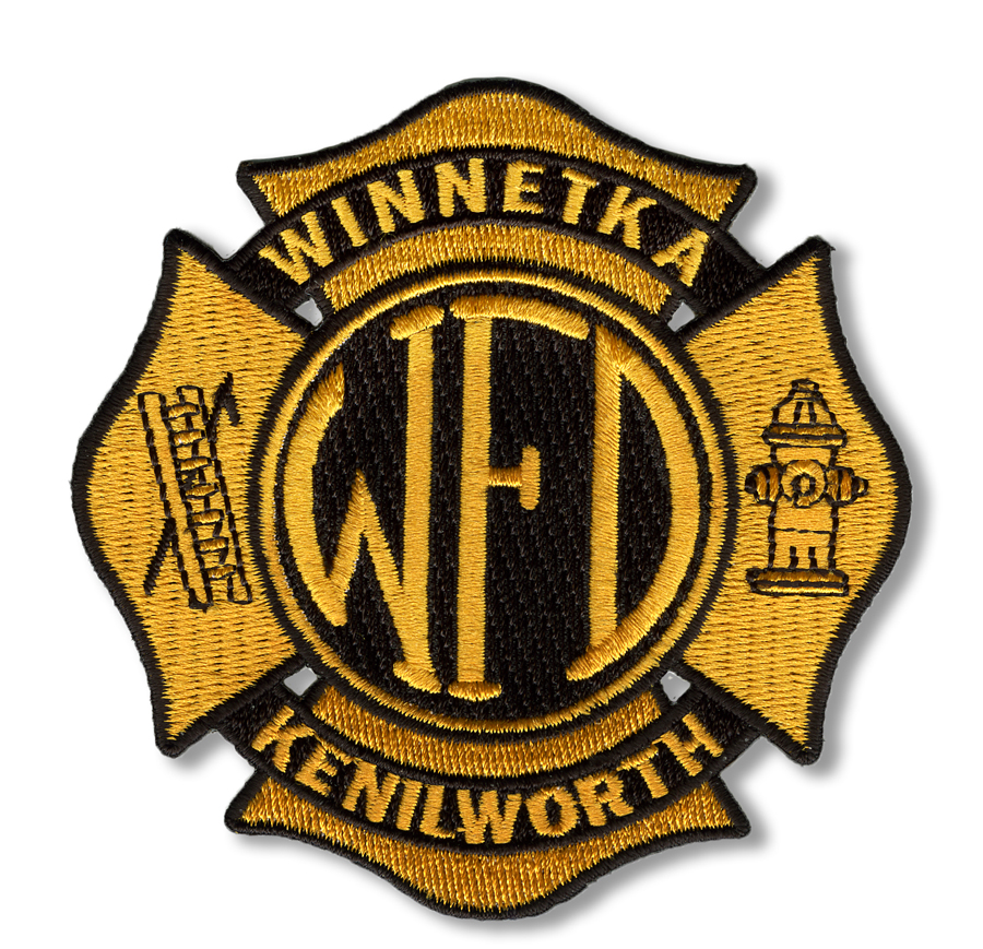 Winter Fire Department patch