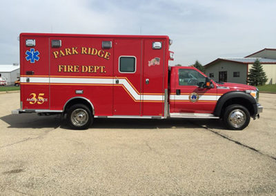 Park Ridge Fire Department Ambulance 35 - 2015 Ford F450/Horton Type I