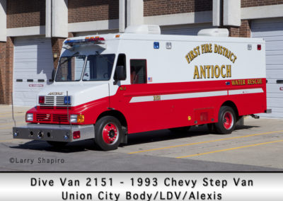 Antioch Fire Department Dive Van 2151