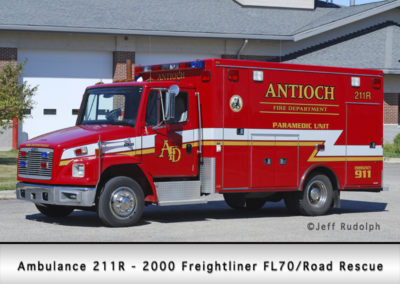 Antioch Fire Department Ambulance 211R
