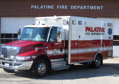 Palatine Ambulance 83 - 2009 IHC 7400/Horton Type I