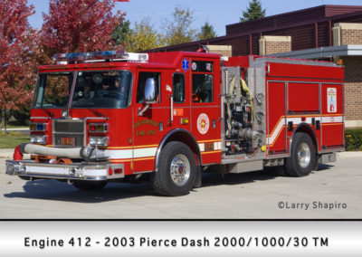 Countryside Fire Protection District Engine 412