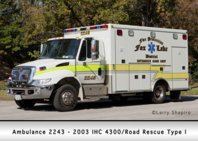Fox Lake Fire Department Ambulance 2243
