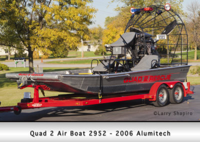Fox Lake Fire Department Quad 2 Air Boat 2952