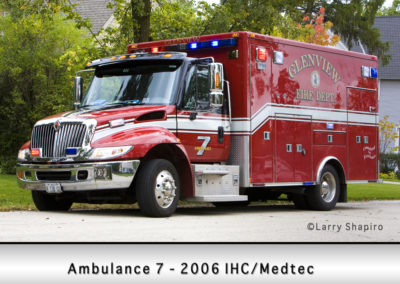 Glenview Fire Department Ambulance 7