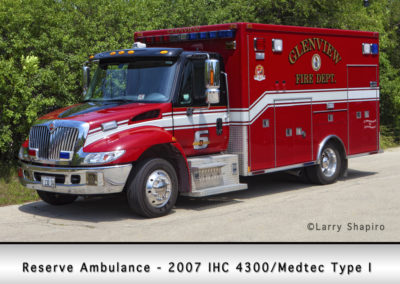 Glenview Fire Department Reserve Ambulance