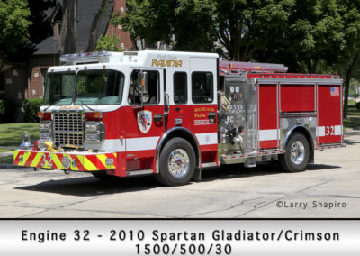 Highland Park Fire Department Engine 32