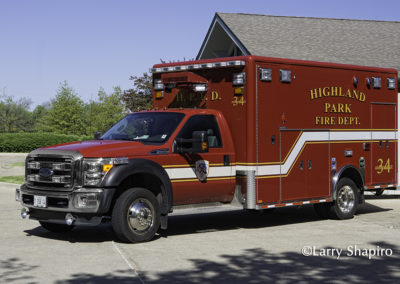 Highland Park Fire Department Ambulance 34