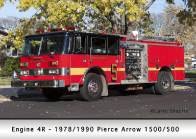 Morton Grove Fire Department Engine 4R