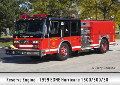 Schaumburg Fire Department Reserve Engine