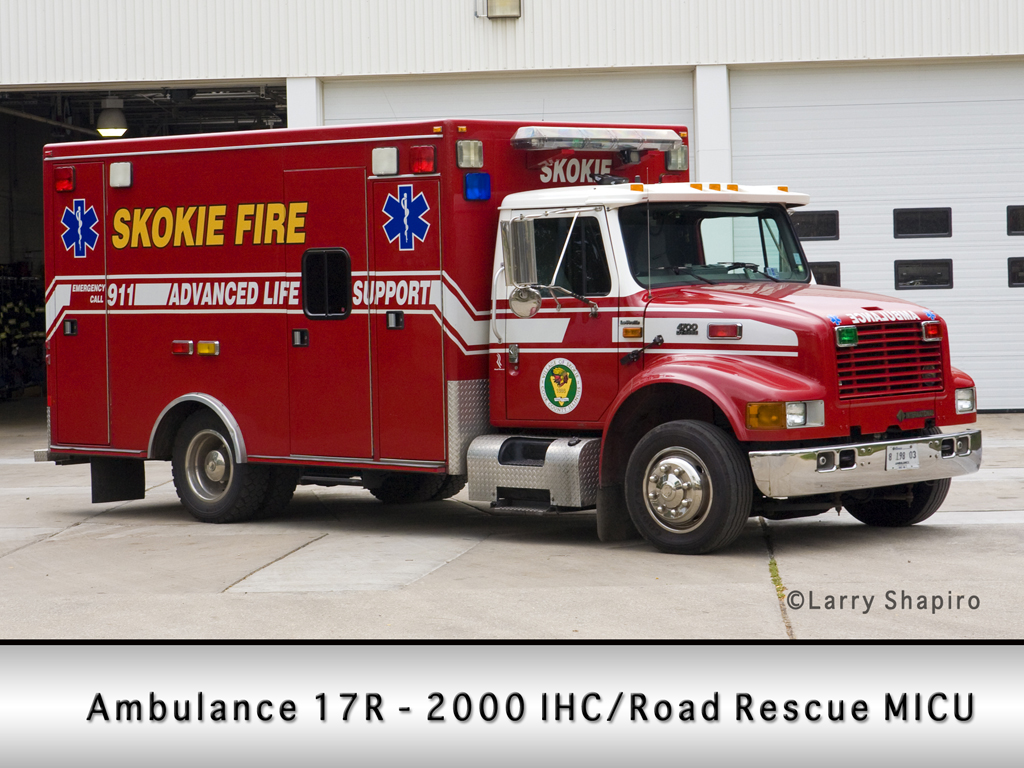 Skokie Fire Department Ambulance 17R