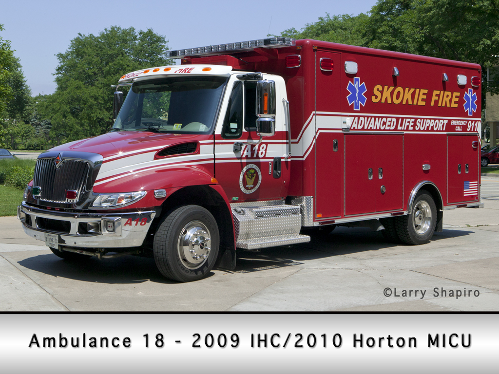 Skokie Fire Department Ambulance 18