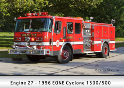 Wilmette Fire Department Engine 27R