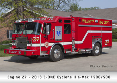 Wilmette Fire Department Engine 27