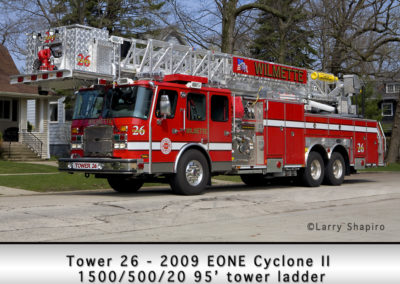 Wilmette Fire Department Tower 26