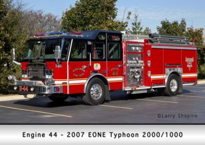 Knollwood FD Engine 44 2007 E-ONE Typhoon 2000-1000