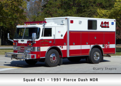 Lake Forest FD Squad 421 - 1991 Pierce Dash
