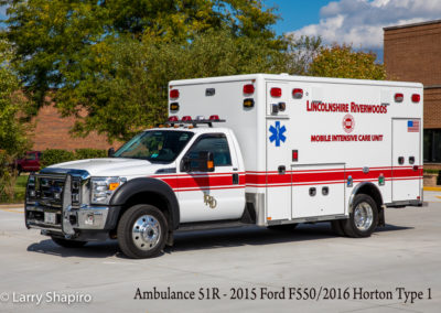 Lincolnshire-Riverwoods FPD Ambulance 51R - 2015 Ford F550/2016 Horton Type I