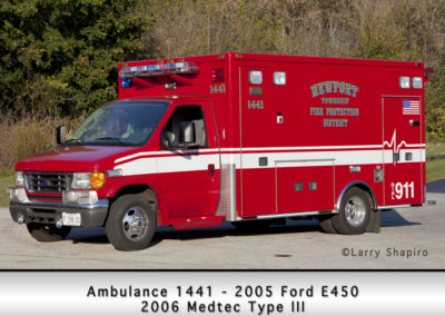Newport Township FPD Ambulance 1442 - 2005 Ford E450 - 2006 Medtec Type III