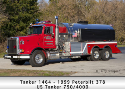 Newport Township FPD Tanker 1464 - 1999 Peterbilt 378 - US Tanker 750-4000