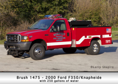 Newport Township FPD Brush 1475 - 2000 Ford F350 - Knapheide 250 GWT
