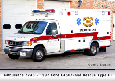 Grayslake FPD Ambulance 2743 - 1997 Ford E450/Road Rescue Type III