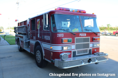 Chicagoland fire photos on Instagram
