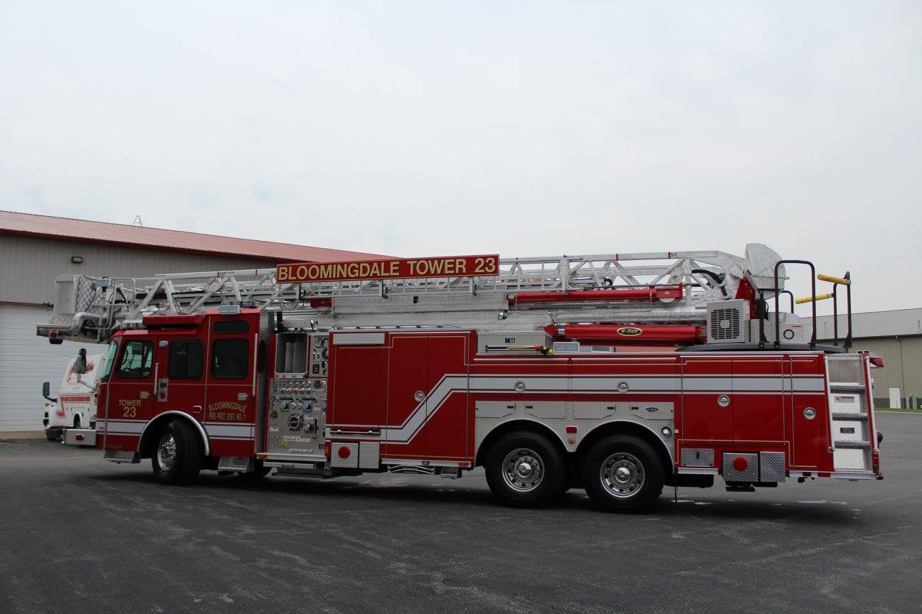 New tower ladder for Bloomingdale « chicagoareafire.com