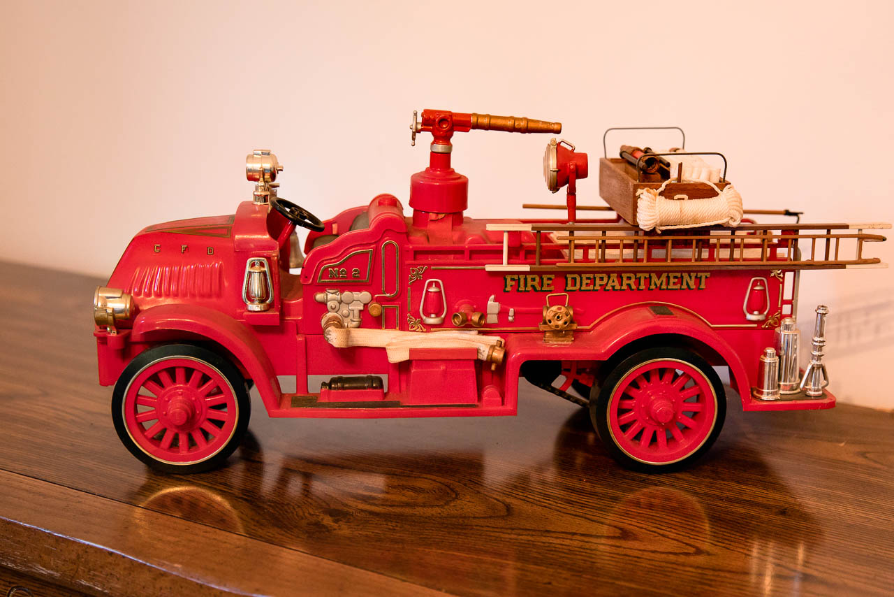 liquor decanter modified into custom fire engine «
