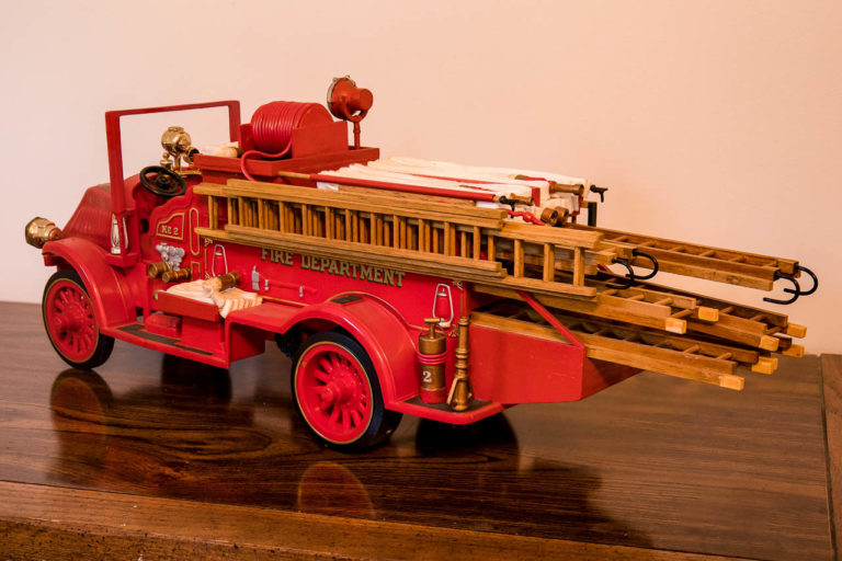 liquor decanter modified into custom fire engine «