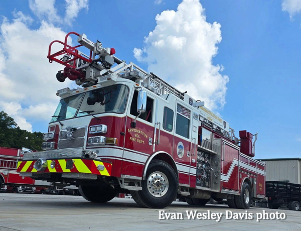 #chicagoareafire.com; #FireTruck; #Pierce; #AdisonFD; #AppomattoxVFD; #EvanWesleyDavis;