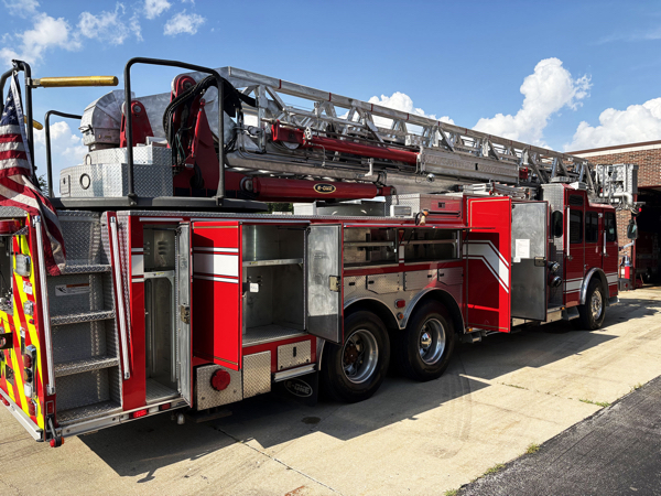 #chicagoareafire.com; #FireTruck; #EONE; #Cyclone; #Platformaerial; #BloomingdaleFPD; #FireTruck; #forsale; 