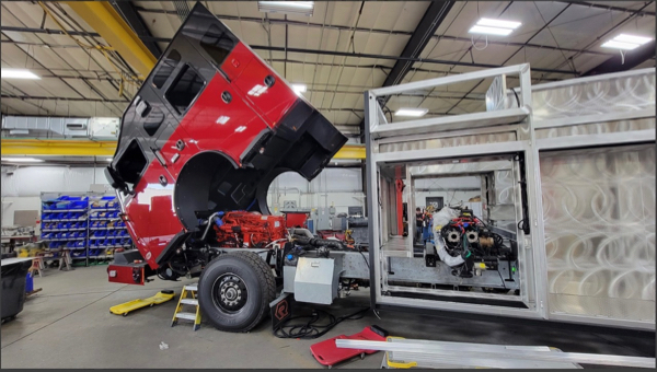 #chicagoareafire.com; #rosenbaueramerica; #FireTruck; #Commander; #beingbuilt; #DavisFPD;