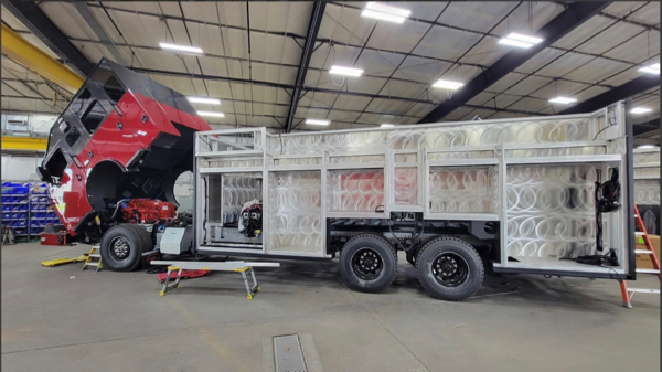 #chicagoareafire.com; #rosenbaueramerica; #FireTruck; #Commander; #beingbuilt; #DavisFPD;