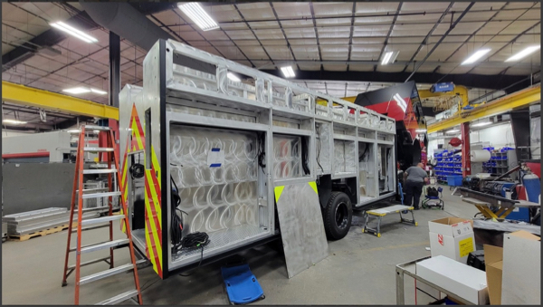 #chicagoareafire.com; #rosenbaueramerica; #FireTruck; #Commander; #beingbuilt; #DavisFPD;