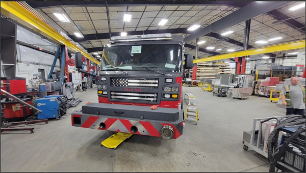 #chicagoareafire.com; #rosenbaueramerica; #FireTruck; #Commander; #beingbuilt; #DavisFPD;