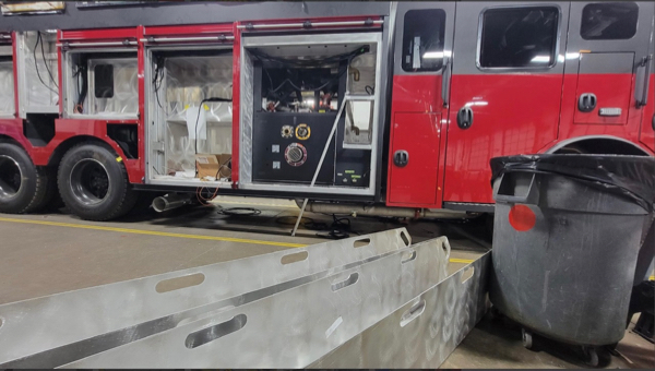 #chicagoareafire.com; #rosenbaueramerica; #FireTruck; #Commander; #beingbuilt; #DavisFPD;