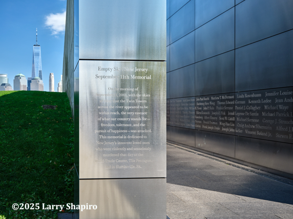 #chicagoareafire.com; #larryshapiro; #larryshapiro.tumblr.com; #shapirophotography.net; #larryshapiroblog.com; #EmptySky; #JerseyCity; #NJState9/11Memorial;