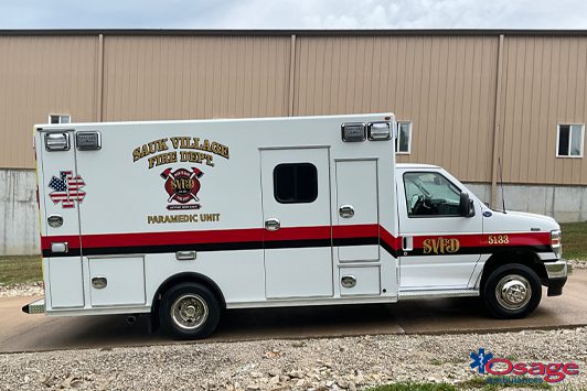 #chicagoareafire.com; #ambulance; #OsageAmbulance; #SaukVillageFD; #remount; #FordE450; #Type3;