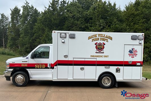 #chicagoareafire.com; #ambulance; #OsageAmbulance; #SaukVillageFD; #remount; #FordE450; #Type3;