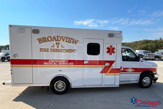 #chicagoareafire.com; #ambulance; #OsageAmbulance; #BroadviewFD; #FordE450; #Type3;