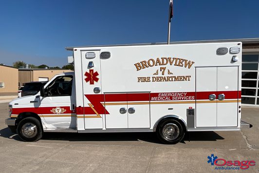 #chicagoareafire.com; #ambulance; #OsageAmbulance; #BroadviewFD; #FordE450; #Type3;