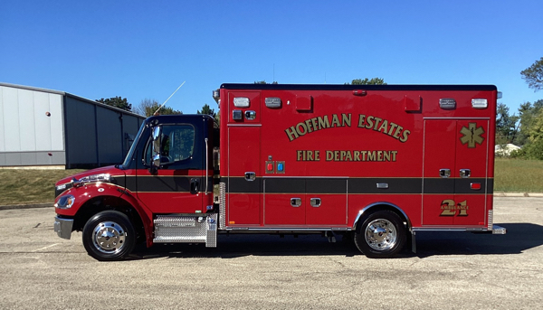 #chicagoareafire.com; #ambulance; #Horton; #Type1; #HoffmanEstatesFD; #Freightliner; #M2106; 