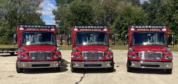 #chicagoareafire.com; #ambulances; #Horton; #Type1; #HoffmanEstatesFD; #Freightliner; #M2106; 