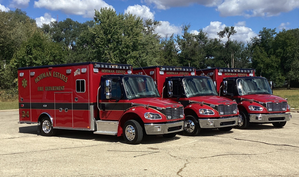 #chicagoareafire.com; #ambulances; #Horton; #Type1; #HoffmanEstatesFD; #Freightliner; #M2106; 